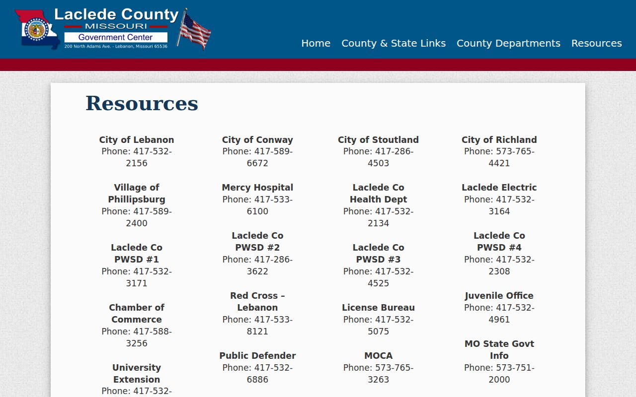 Conway court docket county resource record